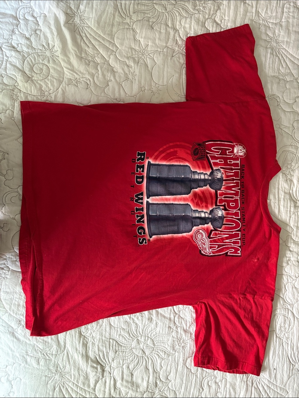 Detroit Red Wings Champions Graphic Tee